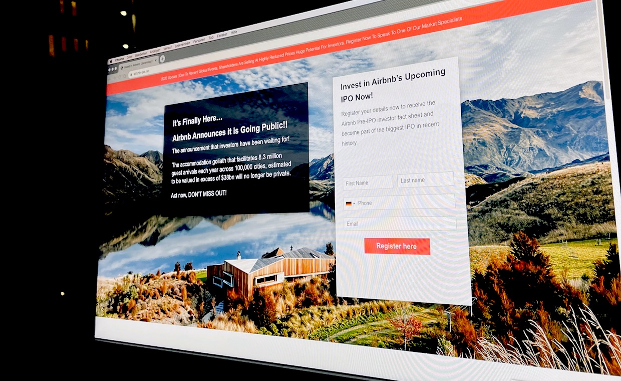 Wie dubiose Finanzfirmen an dem Airbnb-Börsengang verdienen wollen – FinanceFWD